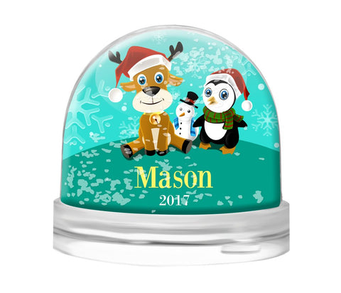 Family Snow Globe