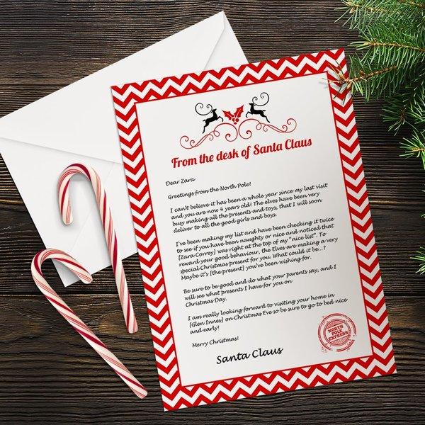 Stripe Santa Letter